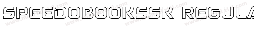 SpeedoBookSSK Regula字体转换